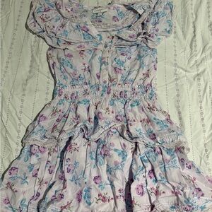 LoveShackFancy Pastel Floral Dress